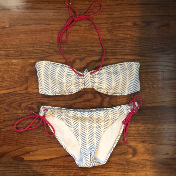 american eagle bandeau bikini